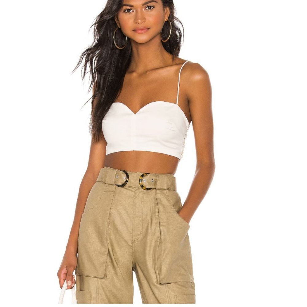 L'Academie The Maille Top in Beige Size XXS